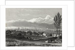 Hillside and Distant View of Birmingham, England by Anonymous