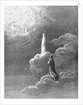 Drawing Depicting a Dante's Paradisio Scene by Anonymous