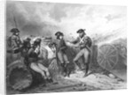 Napoleon and His Party Resting at Encampment by Anonymous
