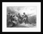 Napoleon and His Party Resting at Encampment by Anonymous