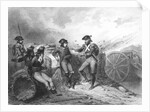 Napoleon and His Party Resting at Encampment by Anonymous