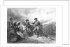 Napoleon and His Party Resting at Encampment by Anonymous