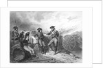 Napoleon and His Party Resting at Encampment by Anonymous