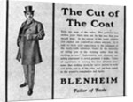 Ad For Blenheim Overcoats For Men/1905 by Anonymous