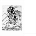 The Demon Which is Destroying the People Political Cartoon by Anonymous