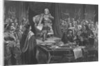 Oliver Cromwell Refusing Crown of England by Anonymous