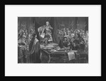 Oliver Cromwell Refusing Crown of England by Anonymous