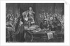 Oliver Cromwell Refusing Crown of England by Anonymous