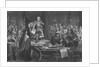 Oliver Cromwell Refusing Crown of England by Anonymous