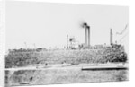 Cotton Bales Loaded on Mississippi Steamboat by Anonymous