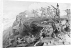 The Highlanders Attacking the Russian Redoubt at the Battle of Alma by D.J. Pound