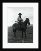 Cowboy on Horseback with Rifle by Anonymous