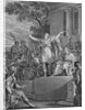 Engraving of Lucius Junius Brutus Declaring the New Roman Republic by Anonymous