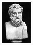 Bust Sculpture of Sophocles by Anonymous