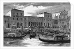 Illustration of Railway Station in Venice by Anonymous