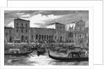 Illustration of Railway Station in Venice by Anonymous