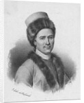 Lithograph Portrait of Jean-Jacques Rousseau in Armenian Costume by Anonymous
