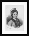 Lithograph Portrait of Jean-Jacques Rousseau in Armenian Costume by Anonymous