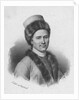 Lithograph Portrait of Jean-Jacques Rousseau in Armenian Costume by Anonymous