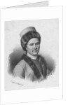 Lithograph Portrait of Jean-Jacques Rousseau in Armenian Costume by Anonymous