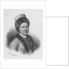 Lithograph Portrait of Jean-Jacques Rousseau in Armenian Costume by Anonymous
