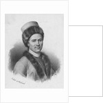 Lithograph Portrait of Jean-Jacques Rousseau in Armenian Costume by Anonymous