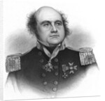 Illustrated Portrait of Sir John Franklin by Anonymous