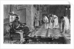 Emperor Honorius in His Court Feeding Birds by Anonymous
