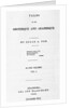 Title Page of Poe's Tales of the Grotesque and Arabesque by Anonymous
