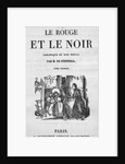 Title Page From "Le Rouge Et Le Noir" by Anonymous