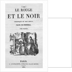 Title Page From "Le Rouge Et Le Noir" by Anonymous