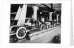 View of Assembly Line in Early Automobile Factory by Anonymous