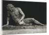 Sculpture of Man Partially Overcome by Anonymous