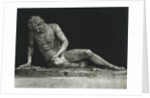 Sculpture of Man Partially Overcome by Anonymous