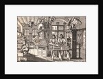 Men Working in Printing Press Production by Anonymous