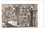 Men Working in Printing Press Production by Anonymous