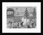 Community Members Engaged in Flying Kite by Anonymous