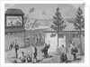 Community Members Engaged in Flying Kite by Anonymous