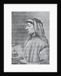 Profile Drawing of Early Architect Fillippo Brunelleschi by Anonymous