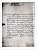 Letter in Script by Anonymous