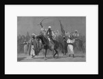 Muhammad on Horseback with Followers by Anonymous