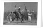 Muhammad on Horseback with Followers by Anonymous