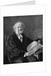 Wilhelm E. Weber Paging Through Book by Anonymous