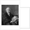 Wilhelm E. Weber Paging Through Book by Anonymous