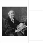 Wilhelm E. Weber Paging Through Book by Anonymous
