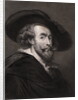 Flemish Painter Peter Paul Rubens Wearing Hat by Anonymous