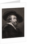 Flemish Painter Peter Paul Rubens Wearing Hat by Anonymous