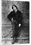 Oscar Wilde Leaning Against Wall by Anonymous