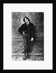 Oscar Wilde Leaning Against Wall by Anonymous
