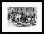 Children Making a Giant Snowball by Anonymous